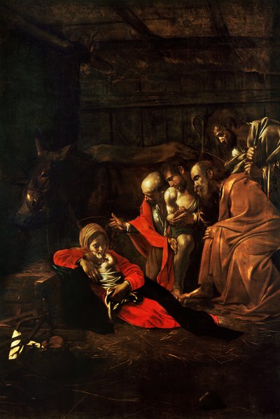 Adoration of the Shepherds by Michelangelo Merisi Caravaggio